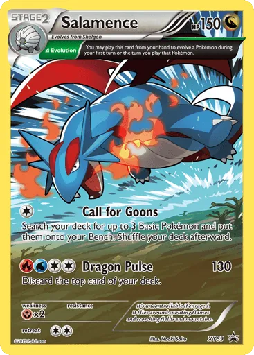 Salamence XY59 XY Black Star Promos