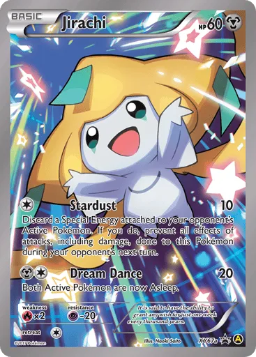 Jirachi XY67a XY Black Star Promos