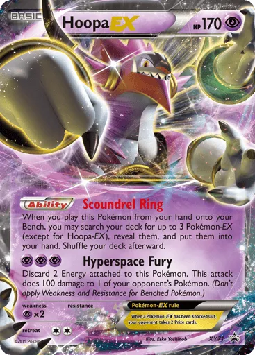 Hoopa-EX XY71 XY Black Star Promos