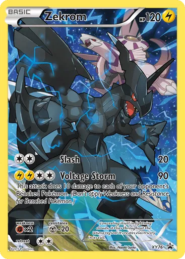 Zekrom XY76 XY Black Star Promos