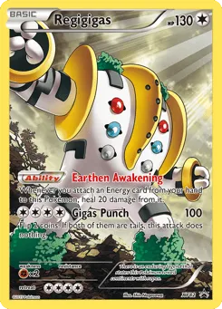Regigigas XY82 XY Black Star Promos