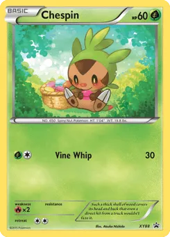 Chespin XY88 XY Black Star Promos