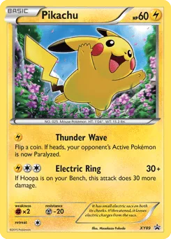 Pikachu XY89 XY Black Star Promos