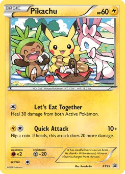 Pikachu XY95 XY Black Star Promos