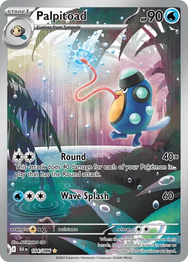 Palpitoad 104/086 Black Bolt