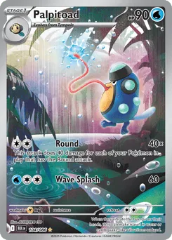 Palpitoad 104/086 Black Bolt