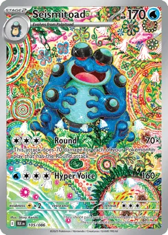 Seismitoad 105/086 Black Bolt