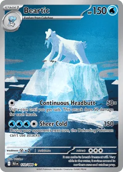 Beartic 110/086 Holo Black Bolt