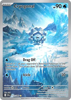 Cryogonal 111/086 Holo Black Bolt