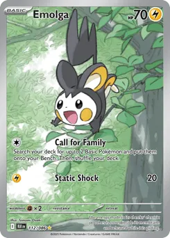 Emolga 112/086 Black Bolt