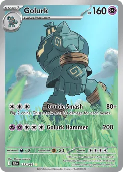 Golurk 123/086 Holo Black Bolt