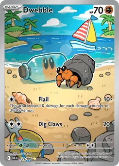 Dwebble 129/086 Holo Black Bolt