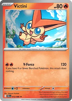 Victini 012/086 Holo Black Bolt