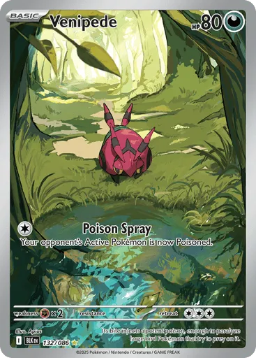 Venipede 132/086 Black Bolt