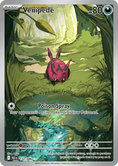 Venipede 132/086 Holo Black Bolt