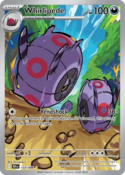 Whirlipede 133/086 Black Bolt