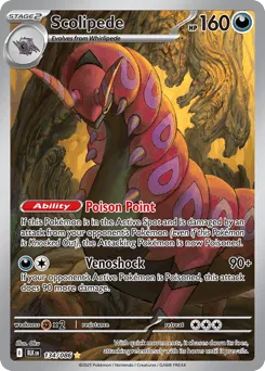 Scolipede 134/086 Holo Black Bolt