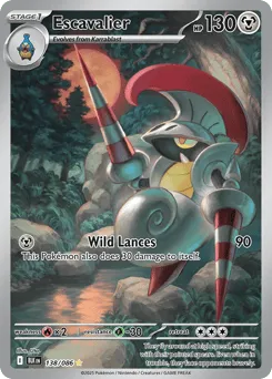 Escavalier 138/086 Holo Black Bolt