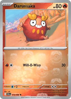 Darumaka 013/086 Master Ball Black Bolt