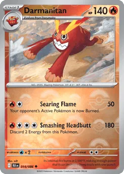 Darmanitan 014/086 Poké Ball Black Bolt