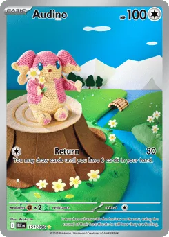 Audino 151/086 Holo Black Bolt