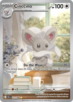 Cinccino 153/086 Holo Black Bolt