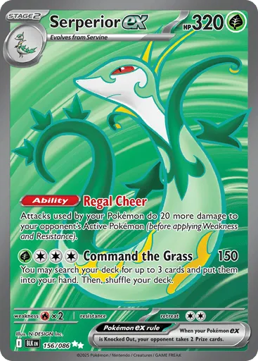 Serperior ex 156/086 Black Bolt
