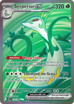 Serperior ex 156/086 Holo Black Bolt
