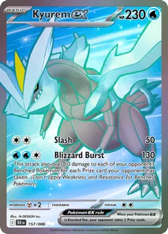 Kyurem ex 157/086 Holo Black Bolt