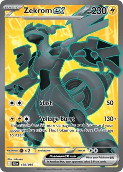 Zekrom ex 158/086 Black Bolt