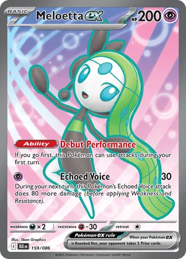 Meloetta ex 159/086 Black Bolt
