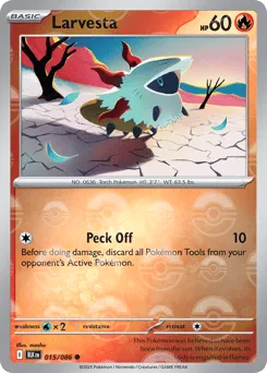 Larvesta 015/086 Poké Ball Black Bolt