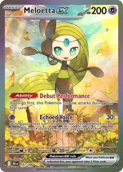 Meloetta ex 167/086 Holo Black Bolt