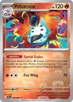 Volcarona 016/086 Master Ball Black Bolt