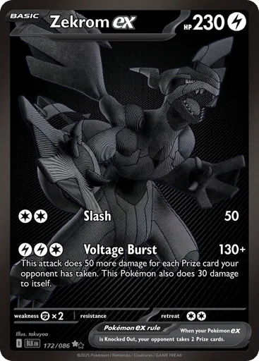 Zekrom ex 172/086 Black Bolt