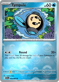 Tympole 019/086 Poké Ball Black Bolt