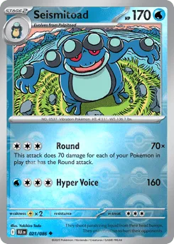 Seismitoad 021/086 Poké Ball Black Bolt