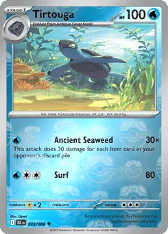 Tirtouga 022/086 Master Ball Black Bolt