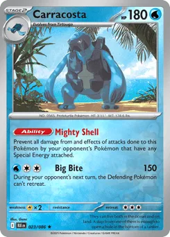 Carracosta 023/086 Reverse Holo Black Bolt