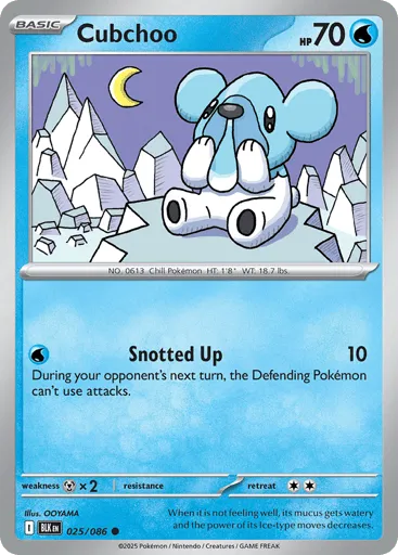 Cubchoo 025/086 Black Bolt