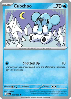 Cubchoo 025/086 Normal Black Bolt