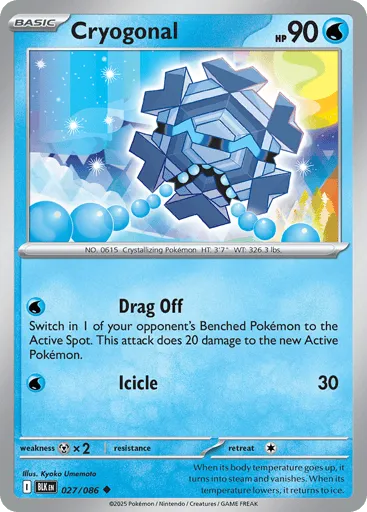 Cryogonal 027/086 Black Bolt