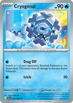 Cryogonal 027/086 Black Bolt