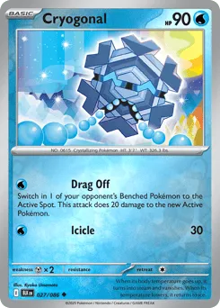 Cryogonal 027/086 Reverse Holo Black Bolt