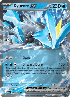Kyurem ex 028/086 Holo Black Bolt