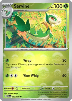Servine 002/086 Poké Ball Black Bolt