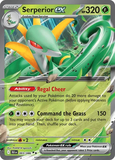 Serperior ex 003/086 Black Bolt