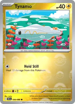 Tynamo 030/086 Poké Ball Black Bolt