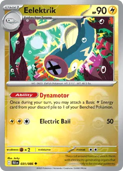 Eelektrik 031/086 Poké Ball Black Bolt
