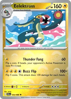Eelektross 032/086 Poké Ball Black Bolt